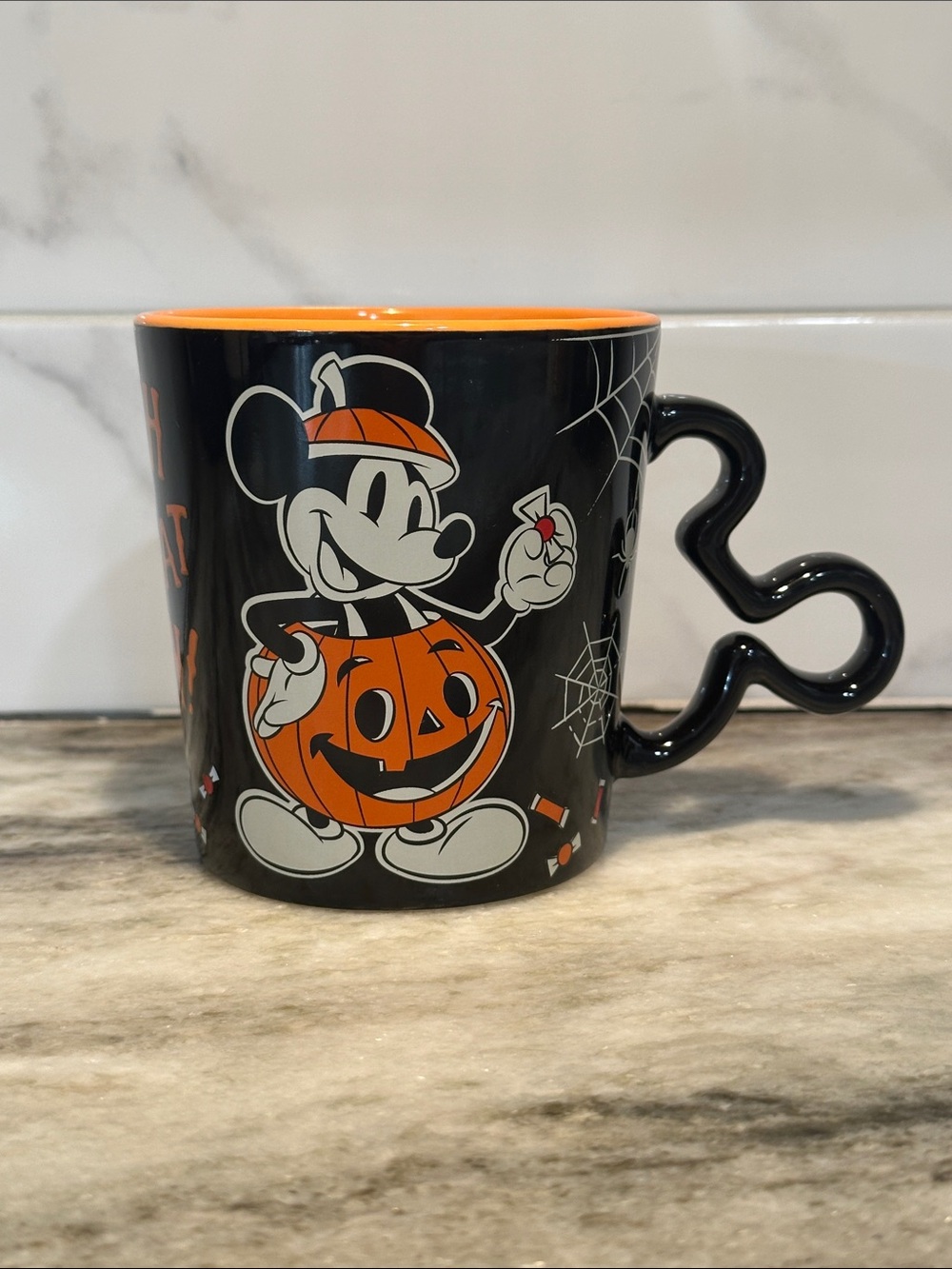 Disney Mickey & Minnie Mouse Halloween Oh What Fun! 16oz Ceramic Mug Costumes